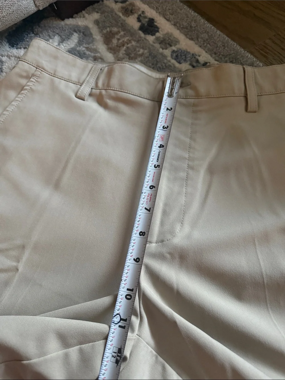 FootJoy Men's Flat-Front Golf Shorts - Khaki size W34